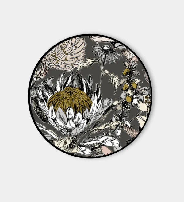 Protea front Floral Protea Grey