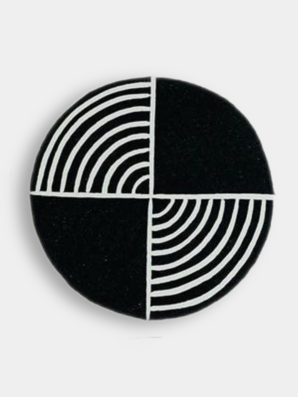 quarter spiral Modern Africa Quarter Spiral Floating frame