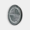 quarter linear side Modern Africa Quarter Linear Floating frame