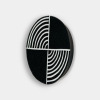 quarter spiral side Modern Africa Quarter Spiral Floating frame