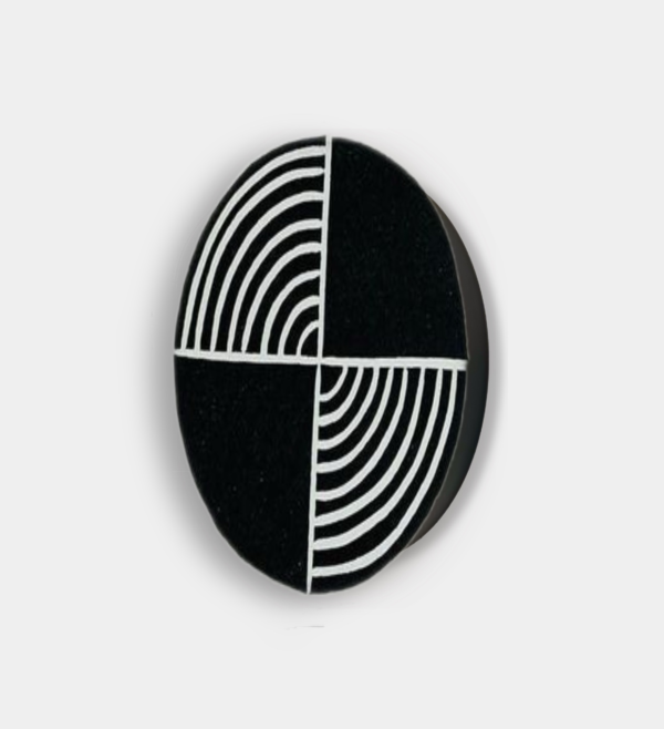 quarter spiral side Modern Africa Quarter Spiral Floating frame