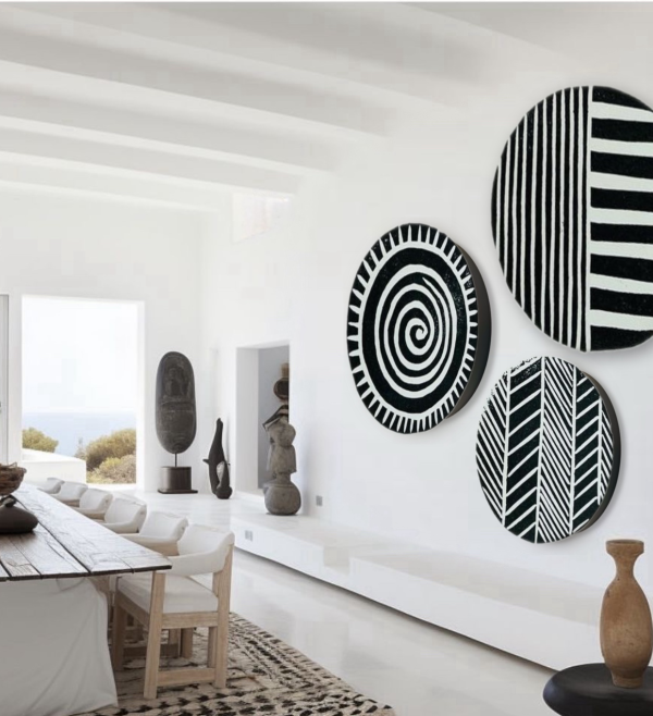 modern africa mood Modern Africa Half Half Floating frame