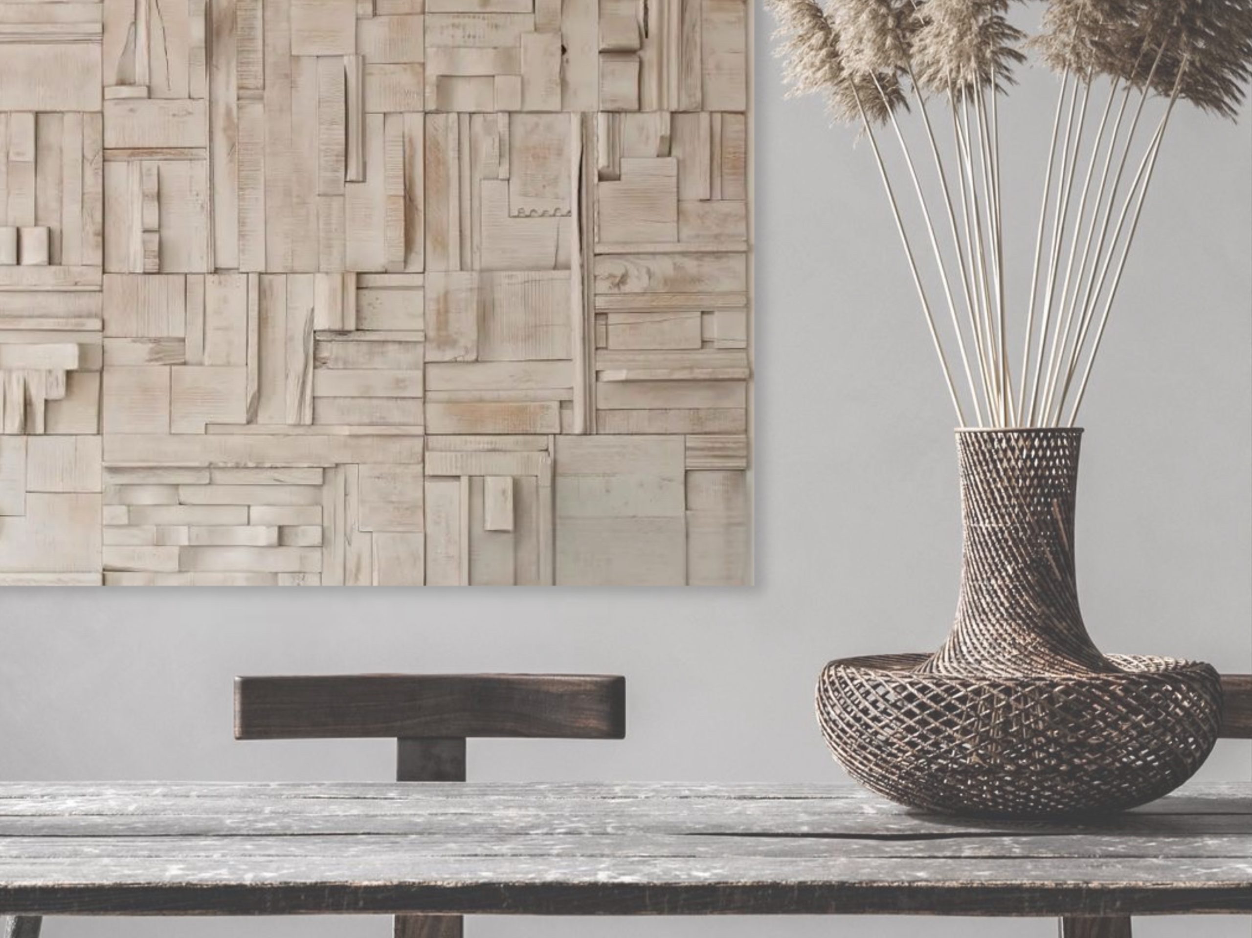 wood panel close up