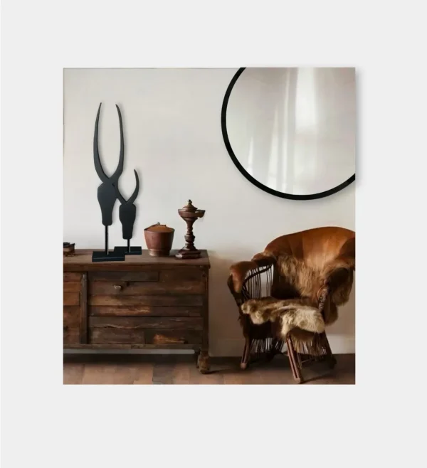 MOOD PIC BLACK HORN Pair of Horns Black