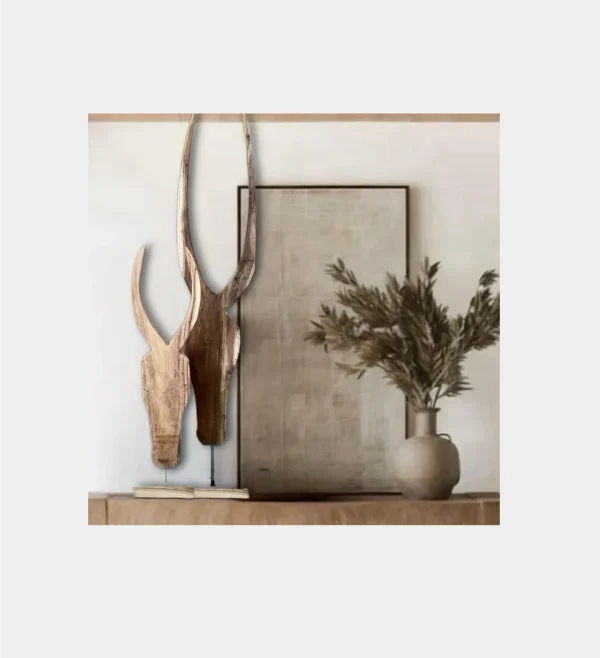 MOOD PIC NATURAL HORN Pair of Horns Natural