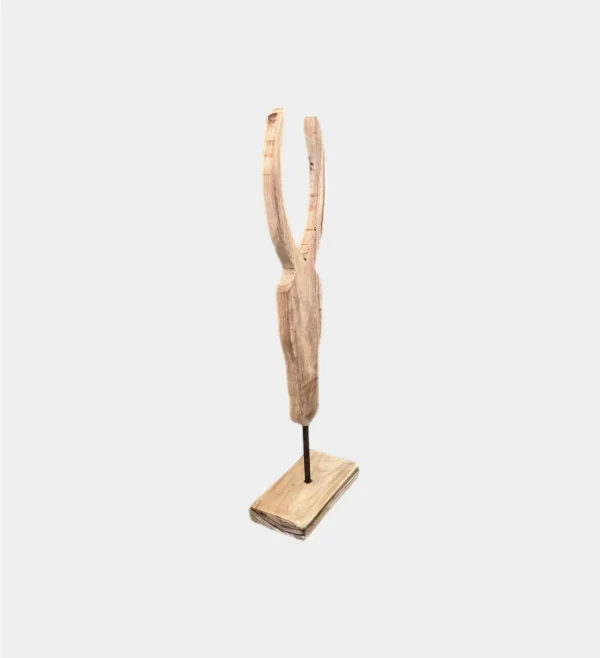 SIDE VIEW HORN NATURAL Pair of Horns Natural